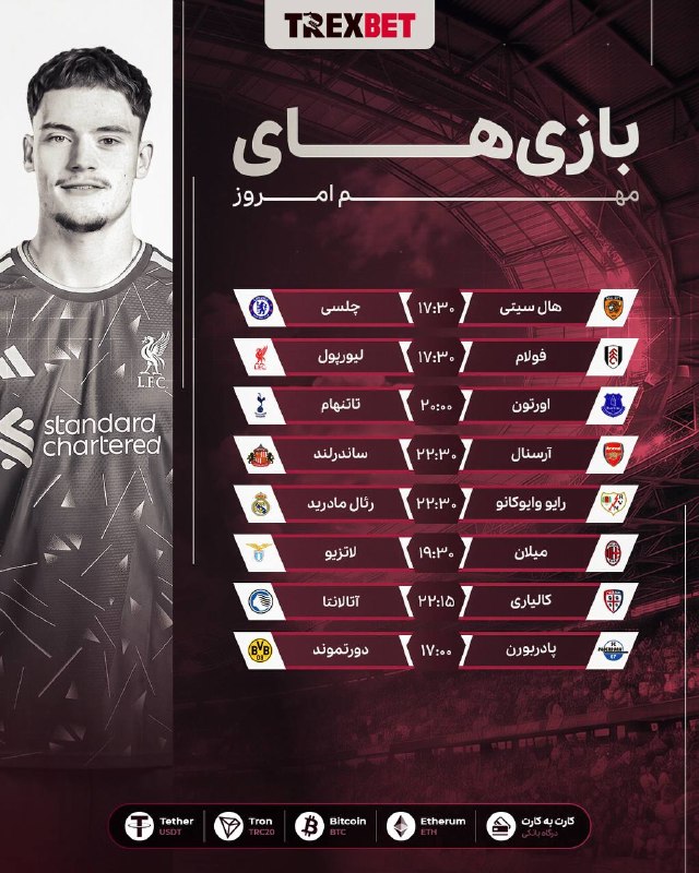 🦖 مچهای مهم امروز در سایتبینالمللی TrexBet پیش بینی…